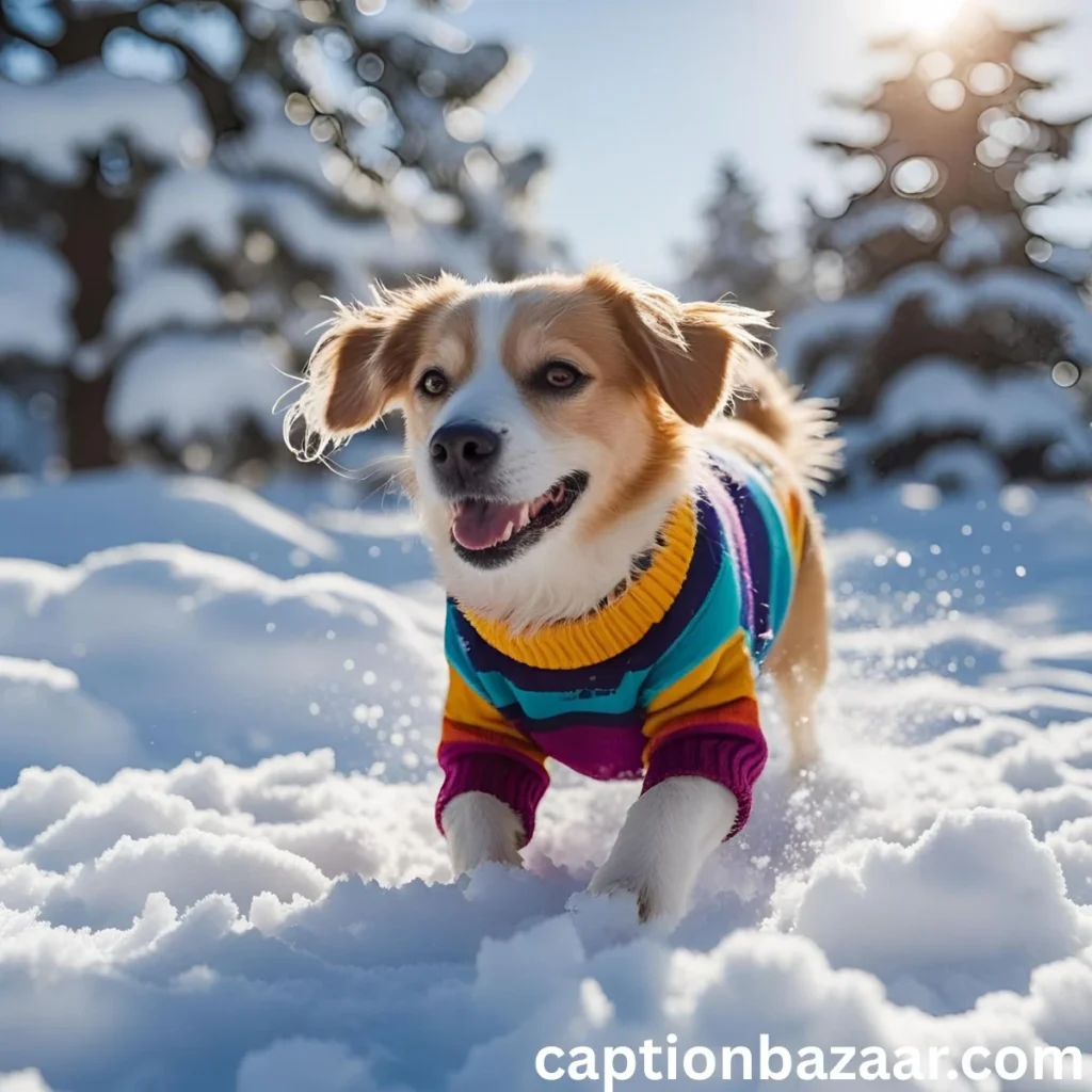 Pet Snow Captions