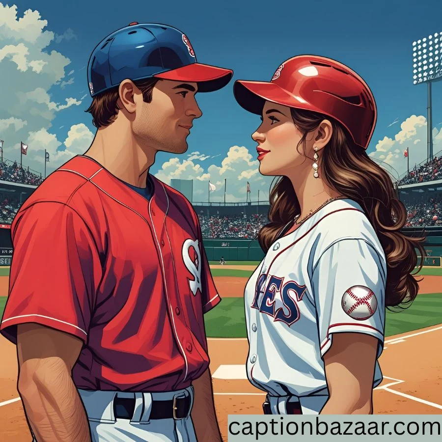 Romantic Baseball Captions