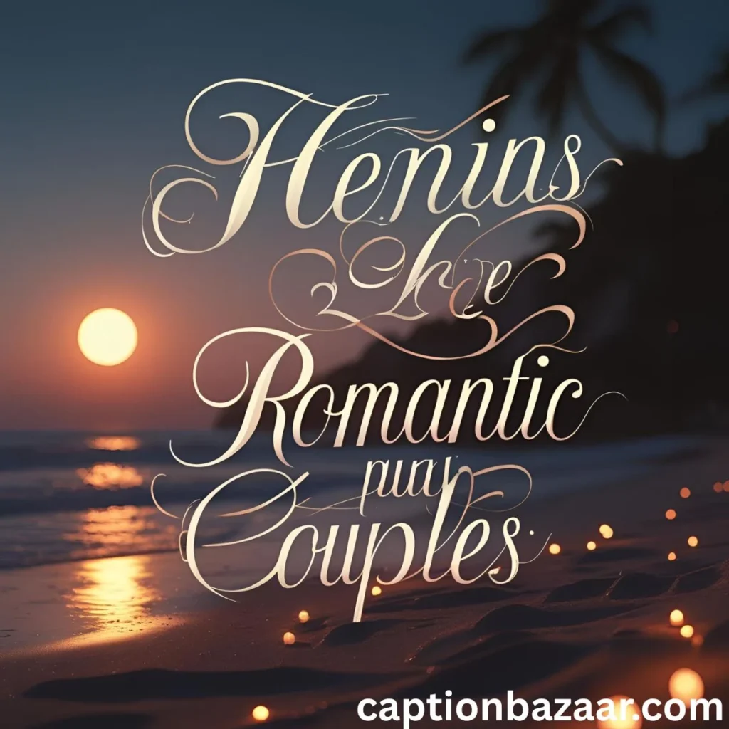 Romantic Captions for Couples