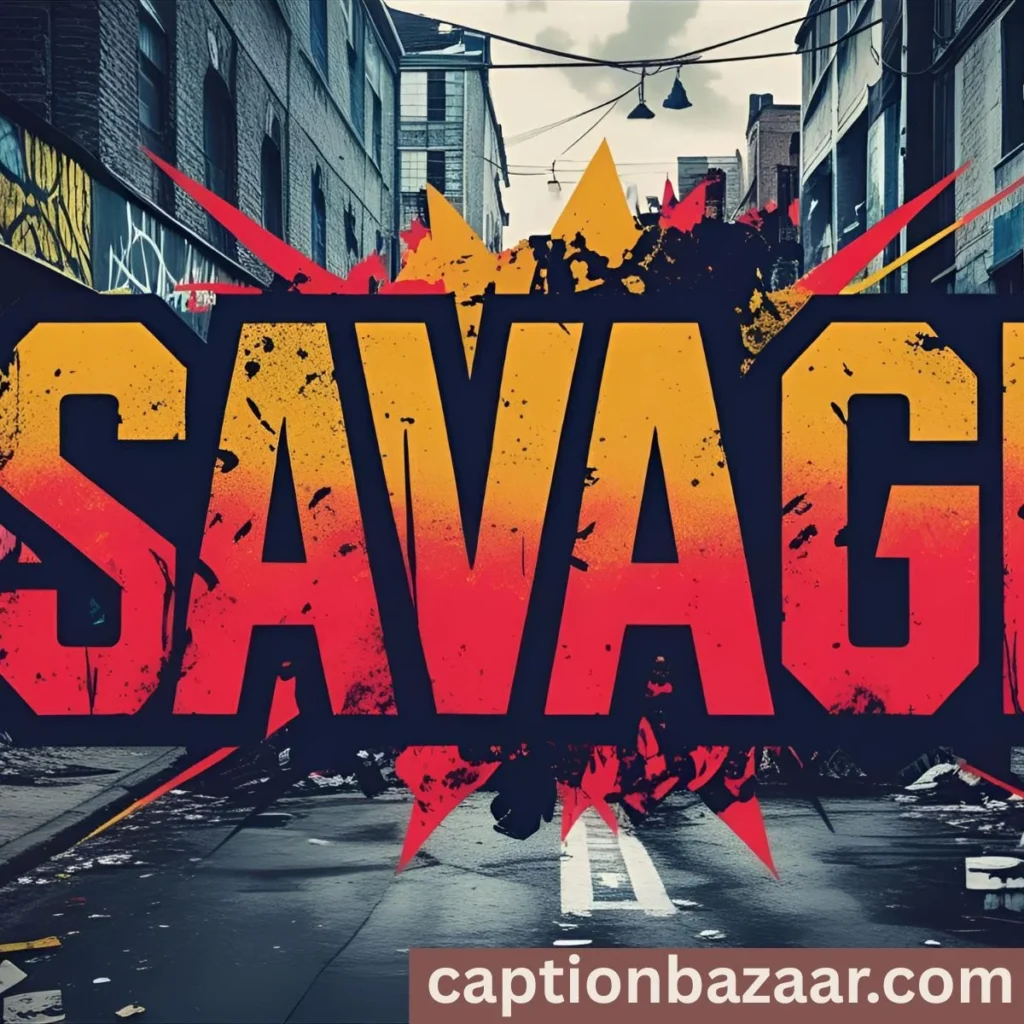 Savage & Bold Captions