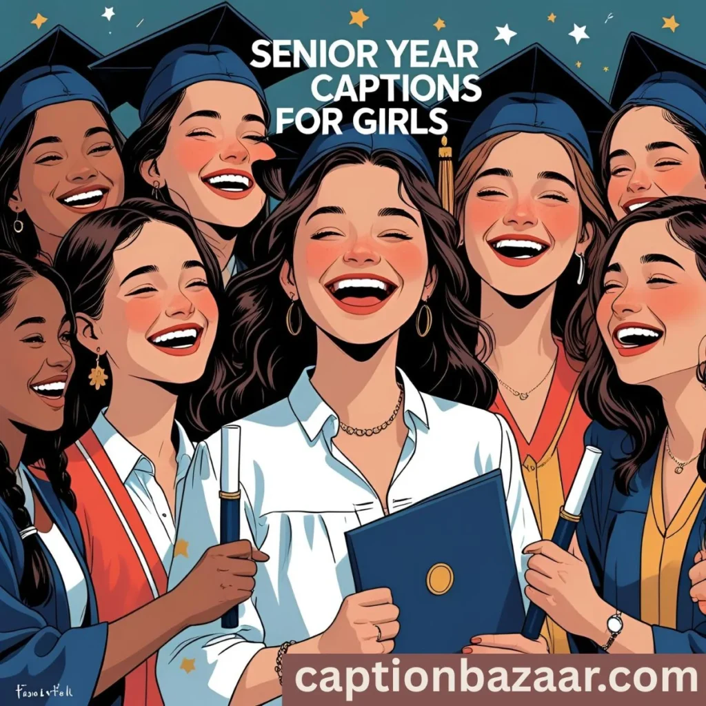 Senior Year Captions for Girls 