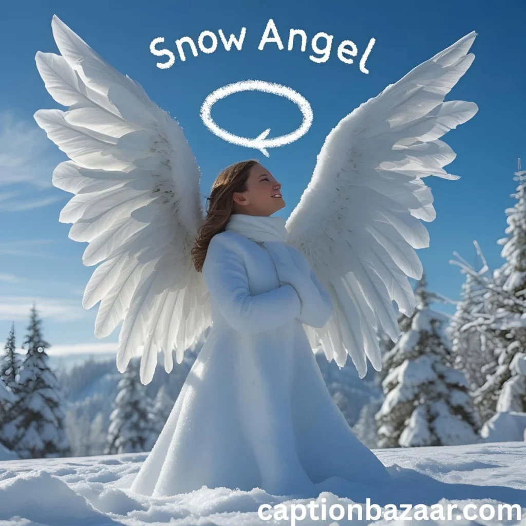 Snow Angel Captions