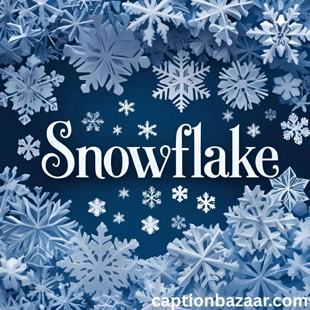 Snowflake Captions