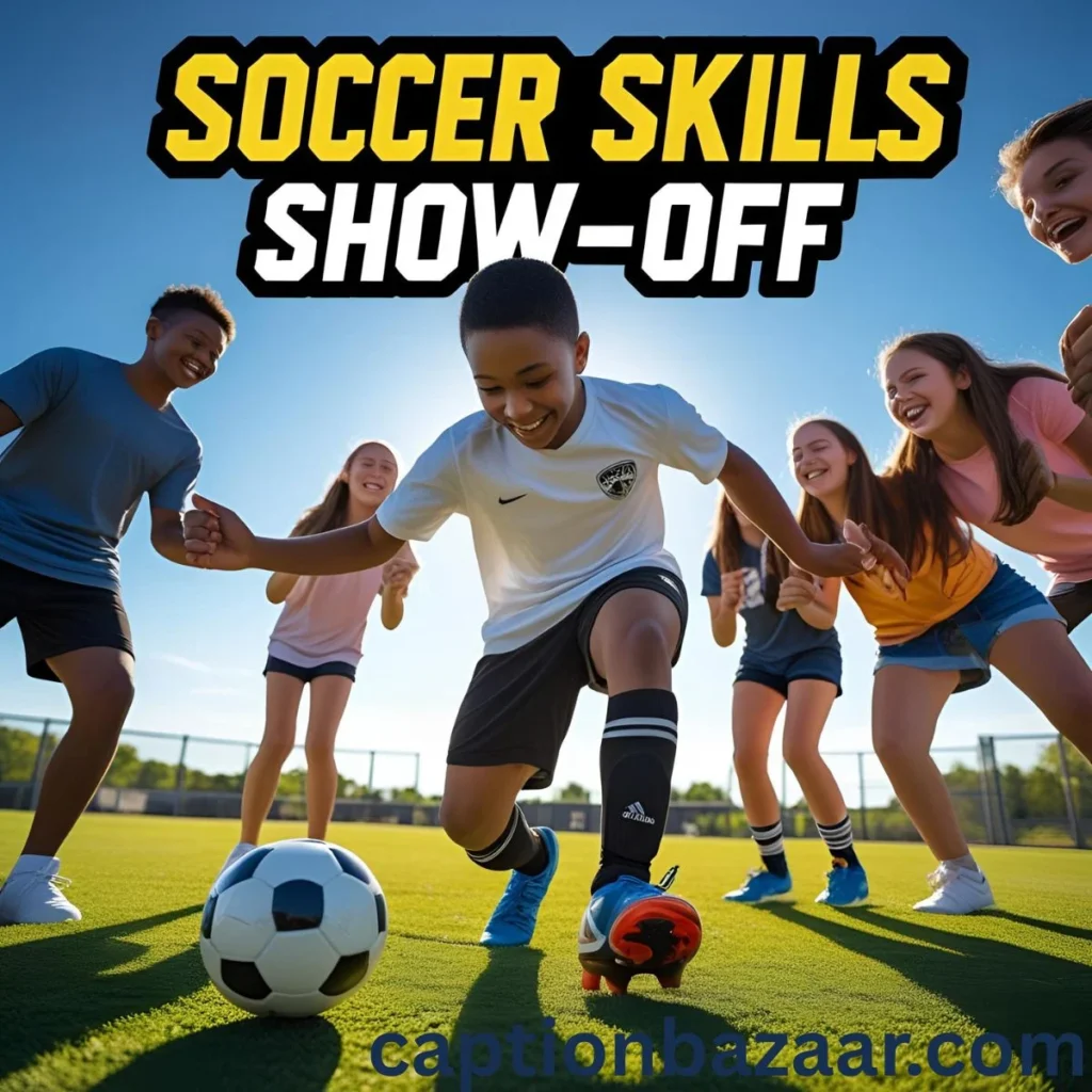 Soccer Skills Show-Off Captions