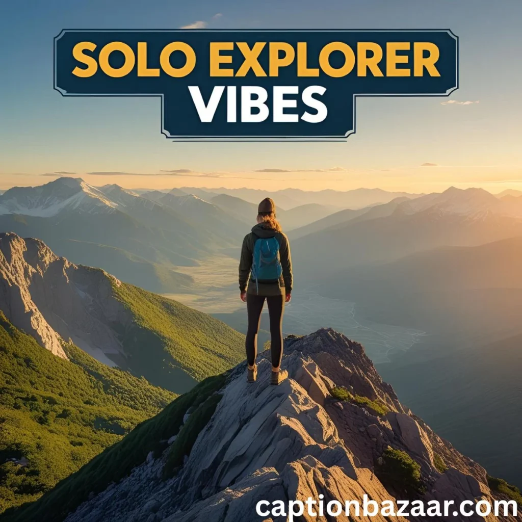 Solo Explorer Vibes