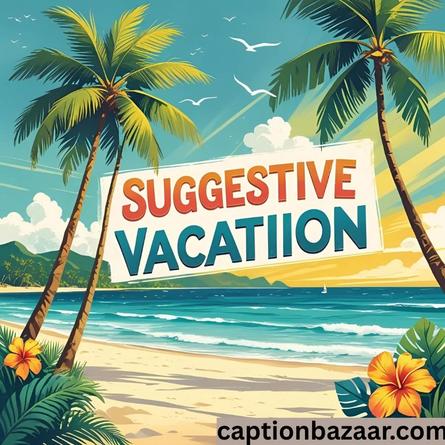  Suggestive Vacation Captions