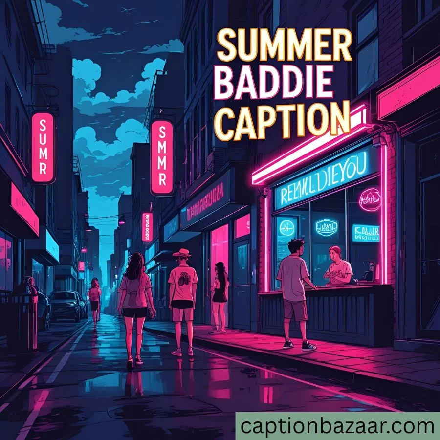 Summer Baddie Captions