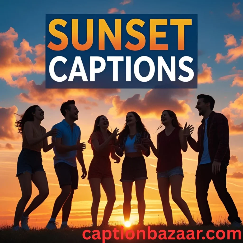 Sunset Captions with Friends