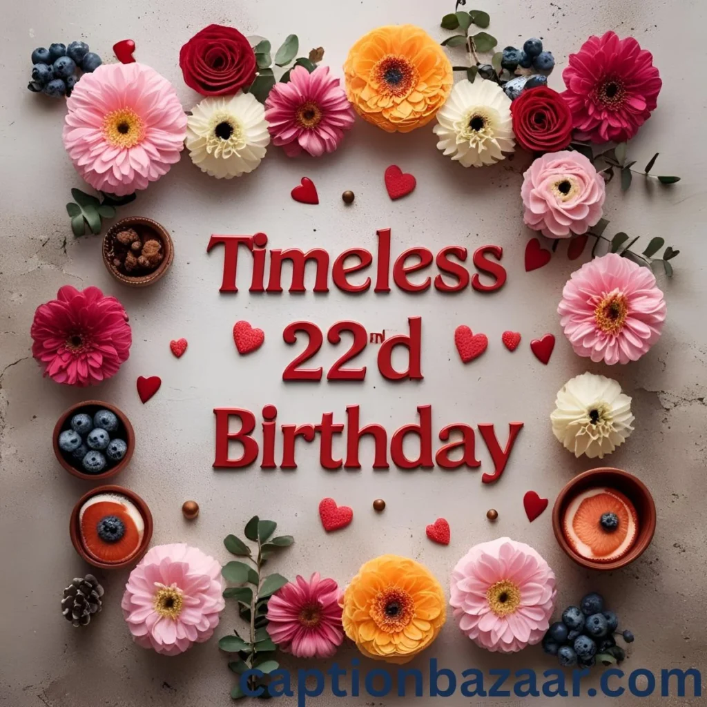 Timeless 22nd Birthday Quotes