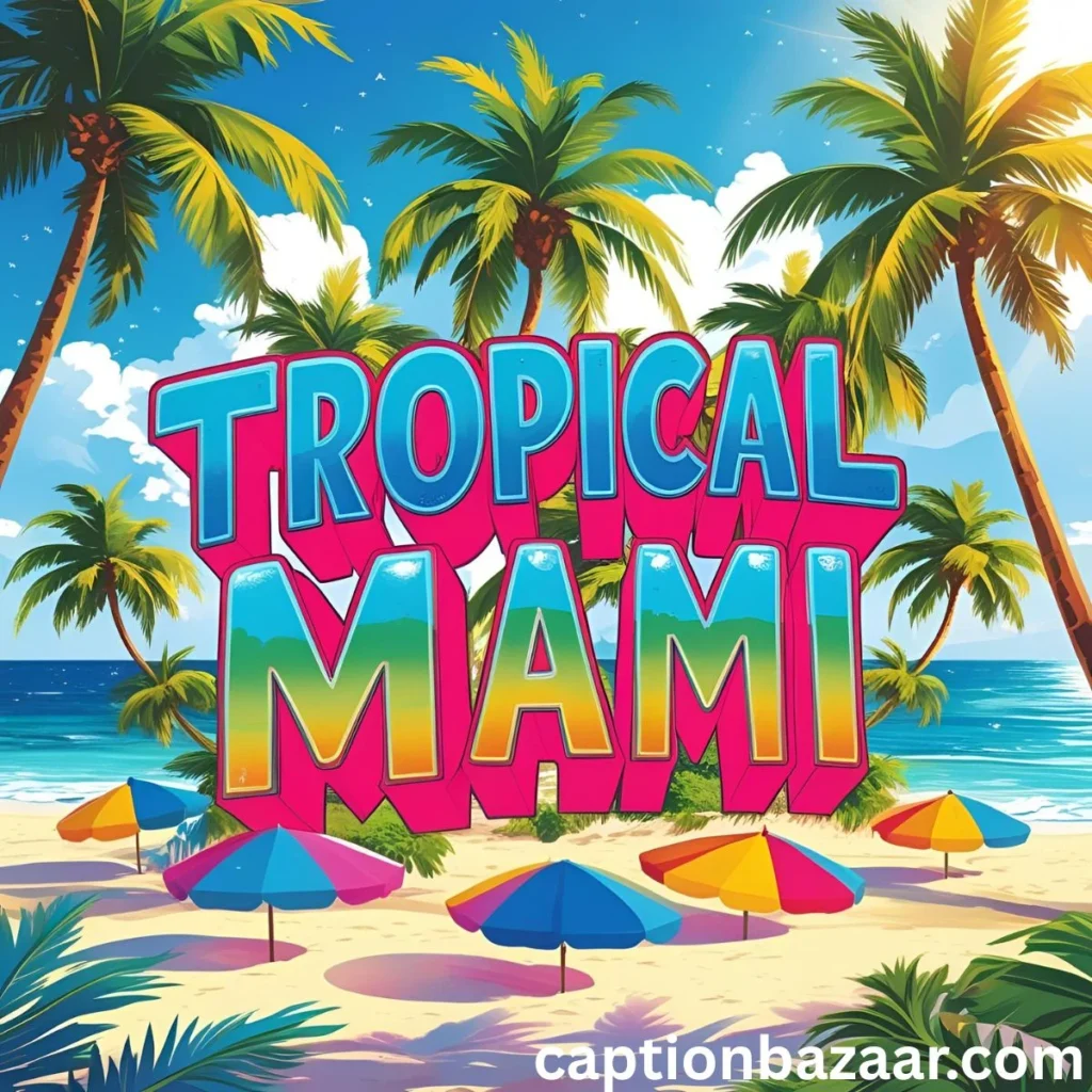 Tropical Miami Captions