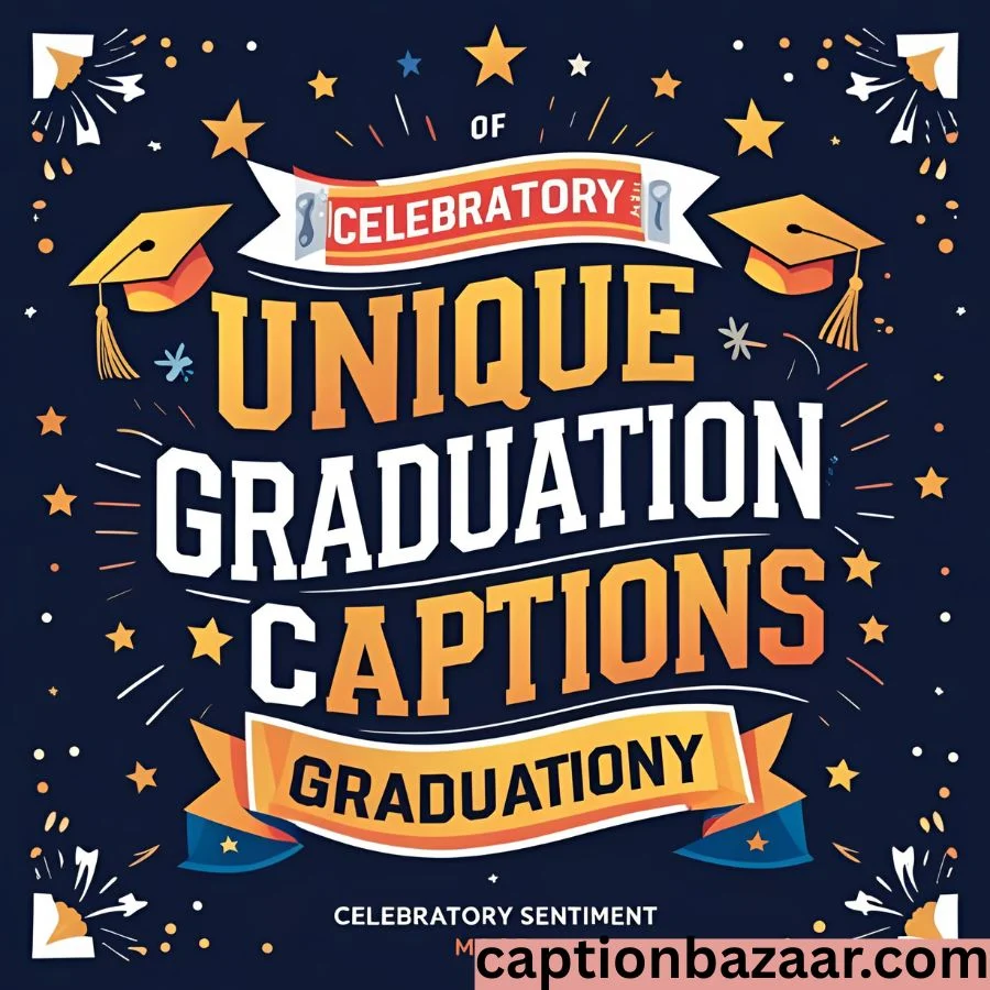 Unique Graduation Captions 