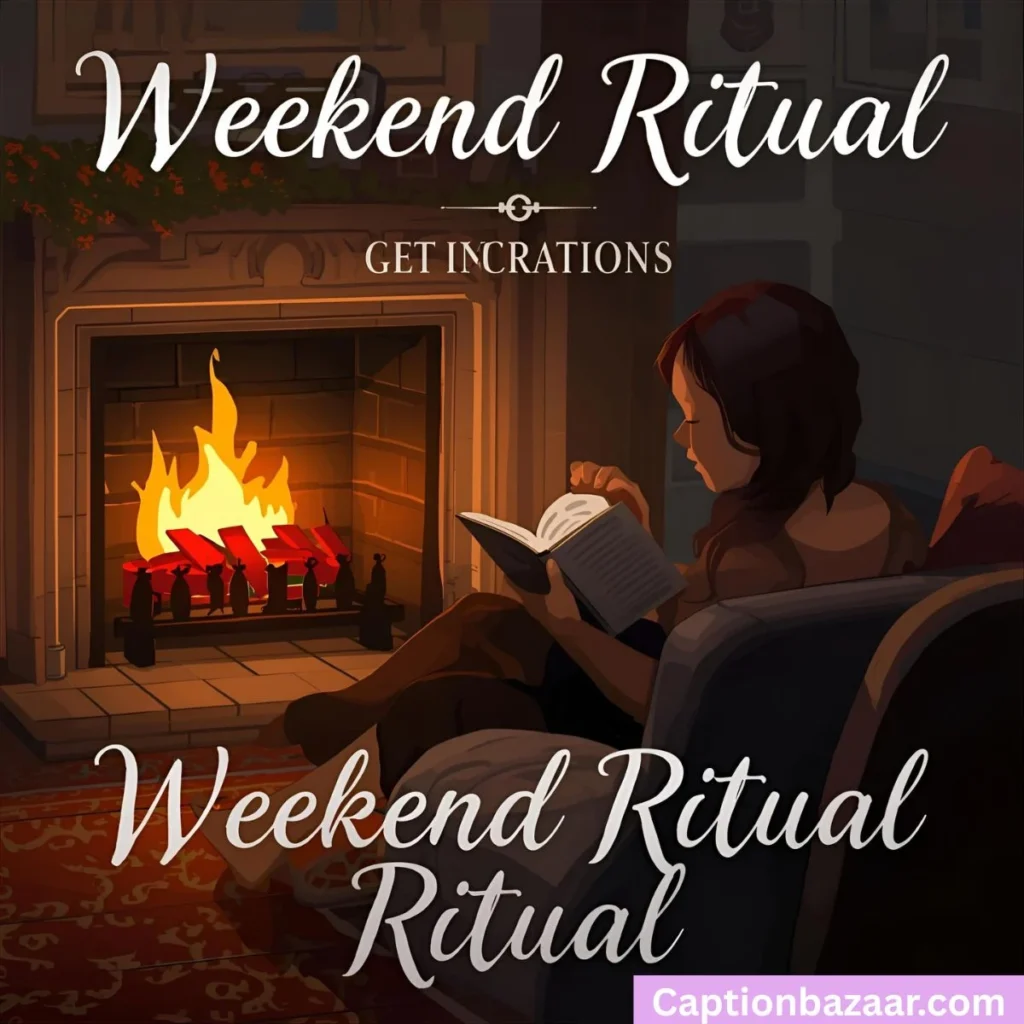 Weekend Ritual Captions
