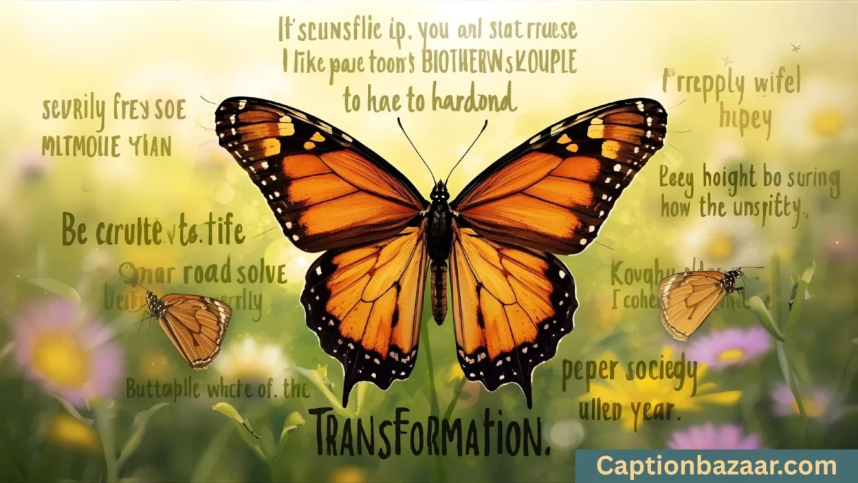 Butterfly Captions