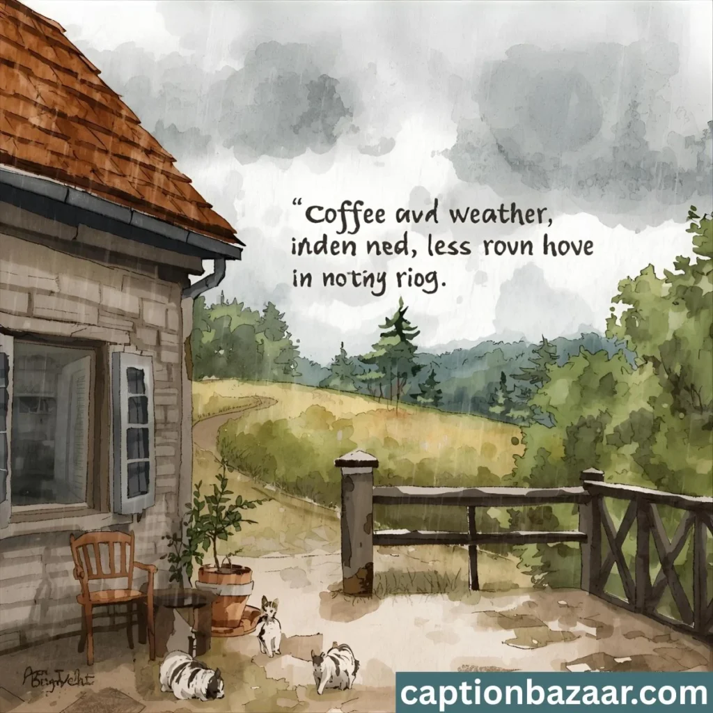 Coffee and Weather Quotes 