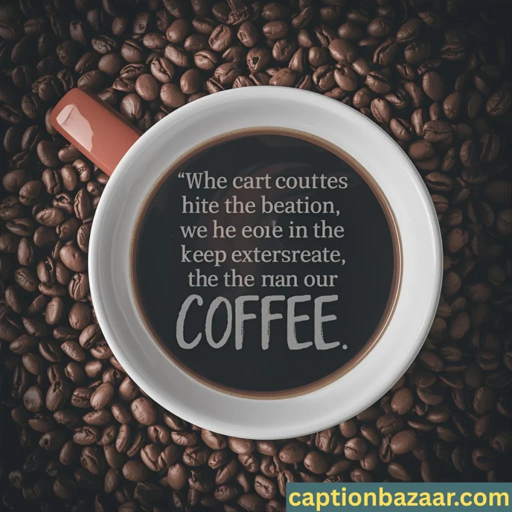 Coffee for Social Media Captions 