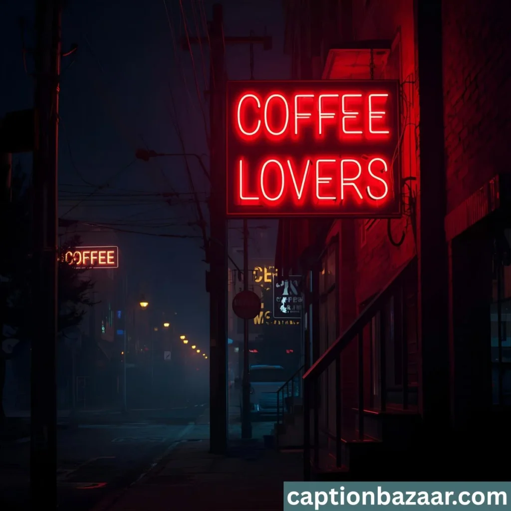 Coffee Lovers’ Captions
