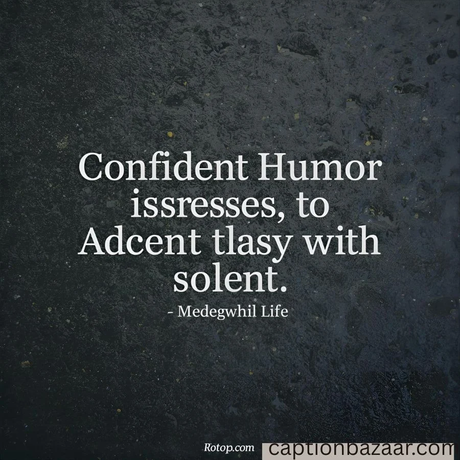 Confident Humor Quotes