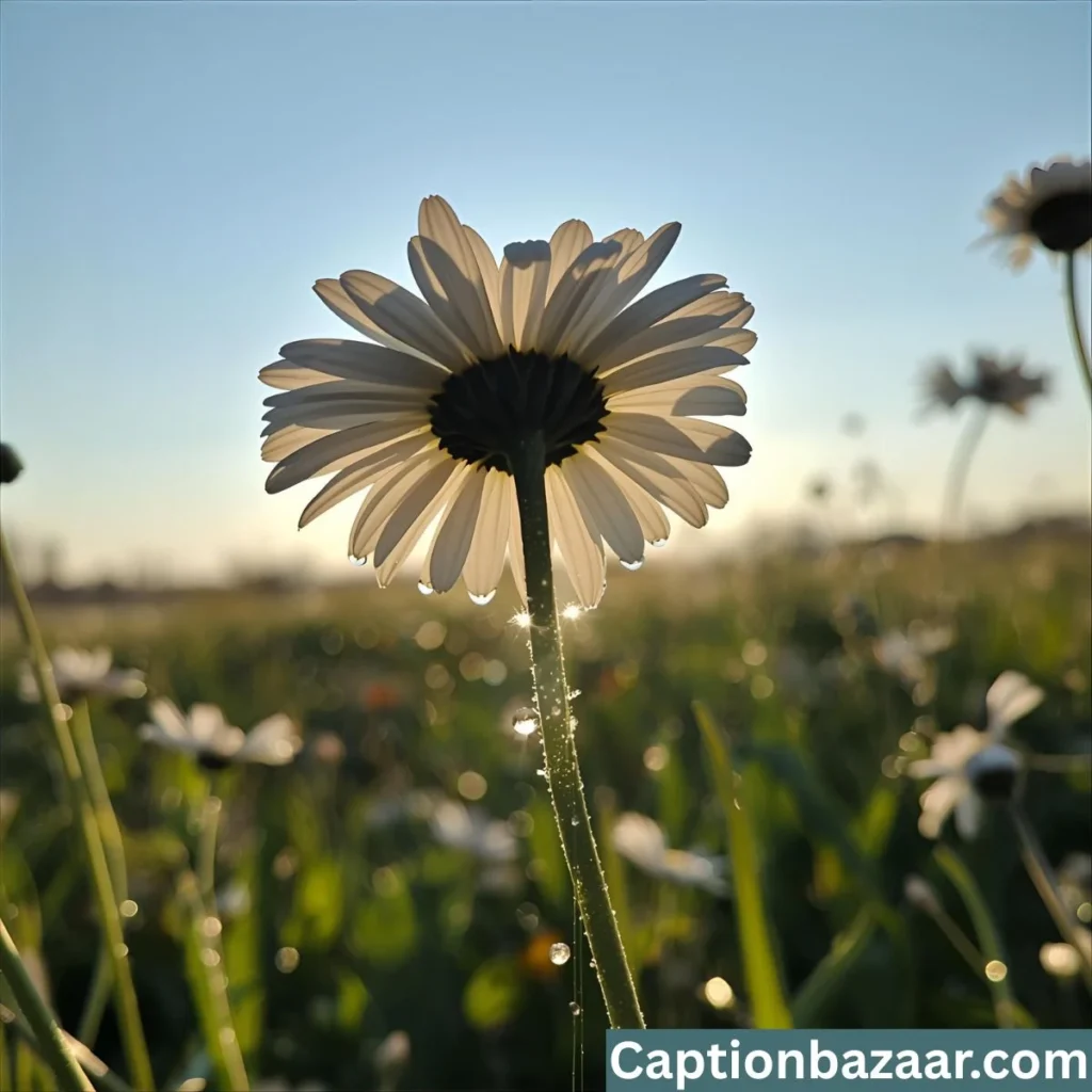 Daisy Morning Captions
