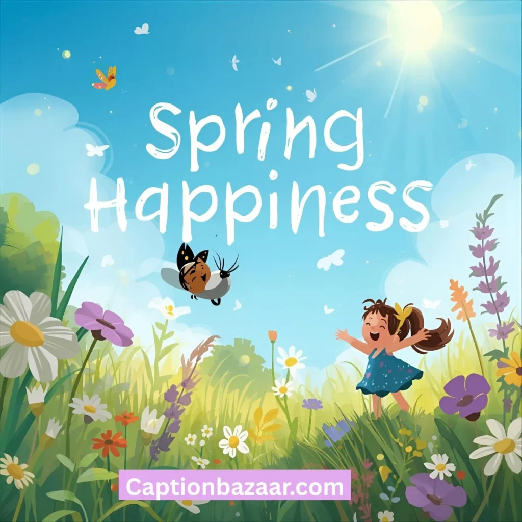 Spring Happiness Captions