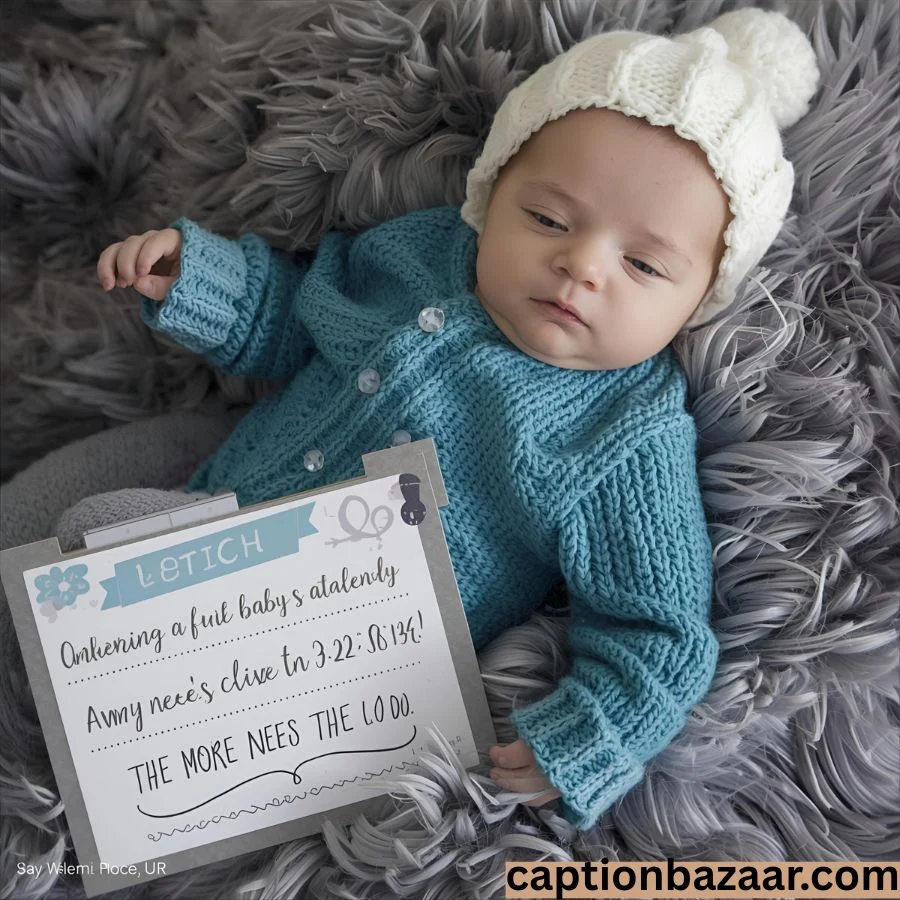 Funny Baby Announcement Captions