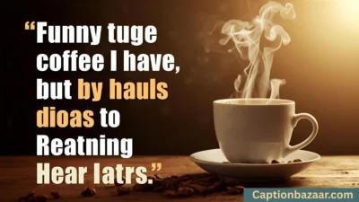 Funny Coffee Quotes And Caption