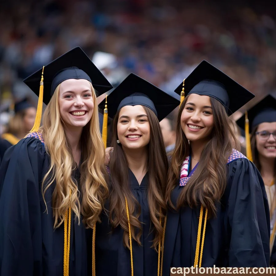Graduation Captions for Siblings
