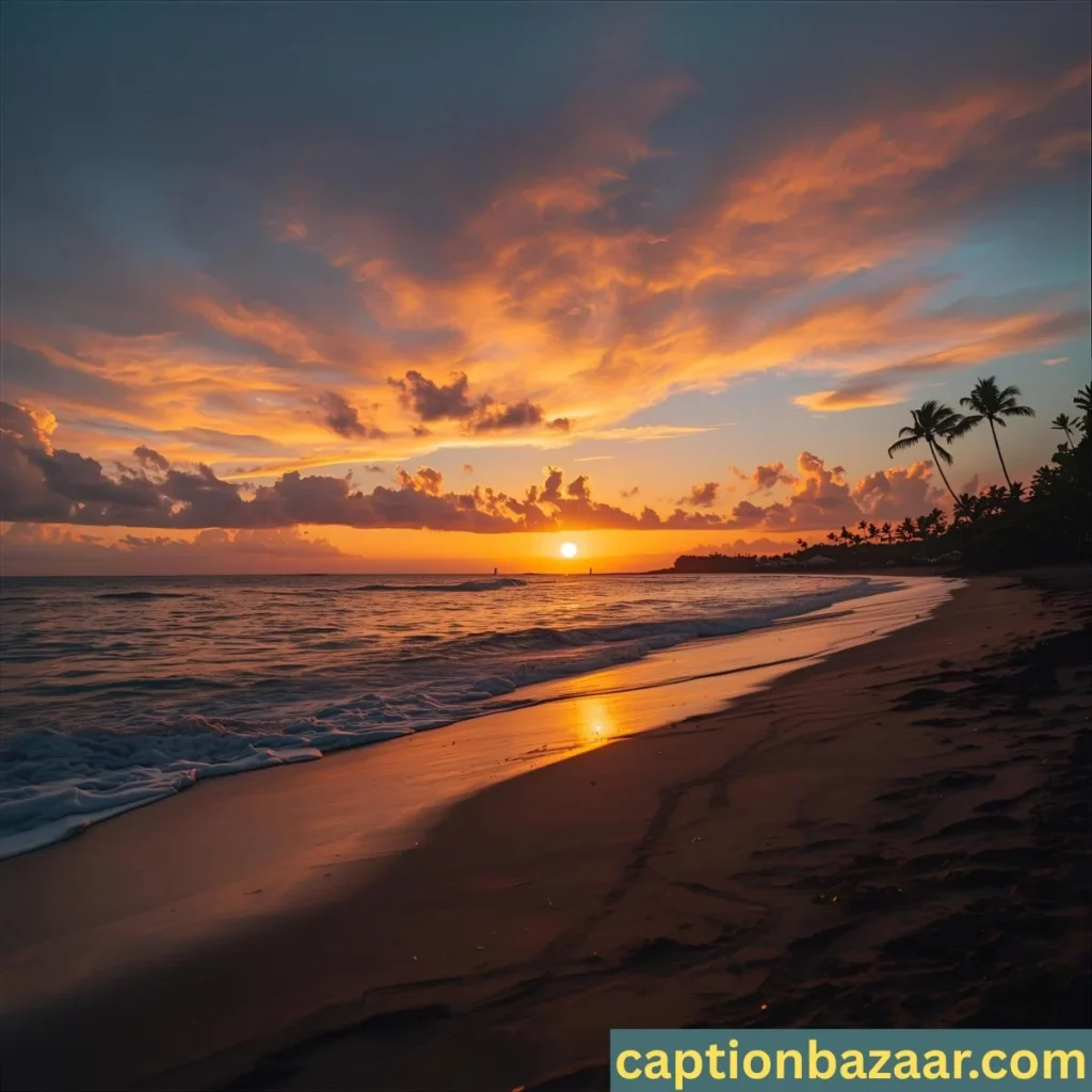 Hawaii Sunset Captions