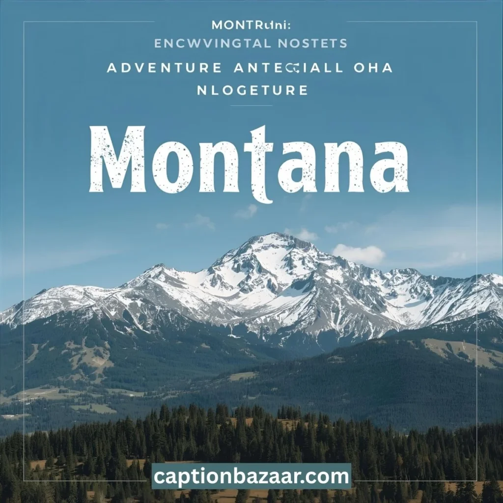 Montana Instagram Captions