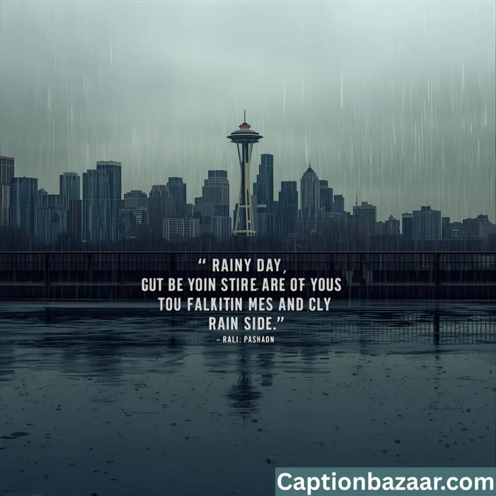 Rainy Day Seattle Quotes