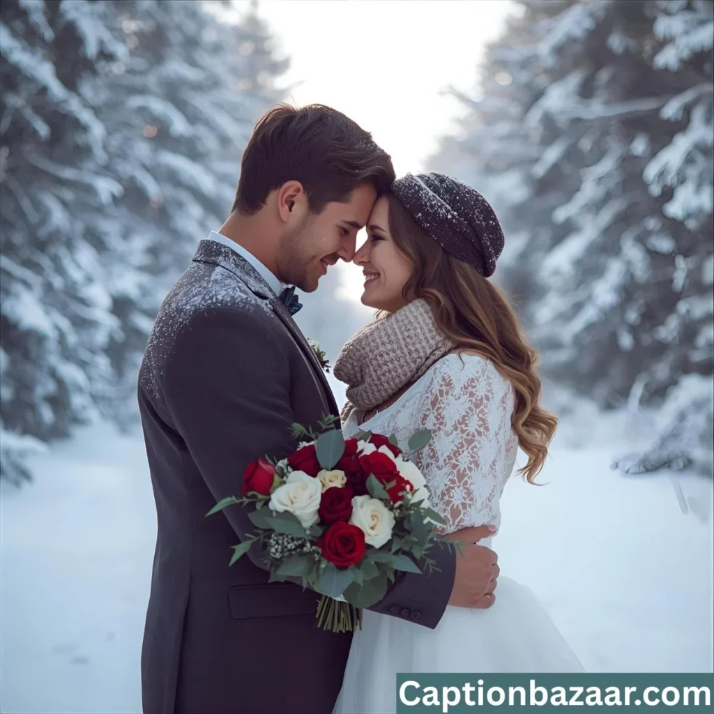 Romantic Snow Captions