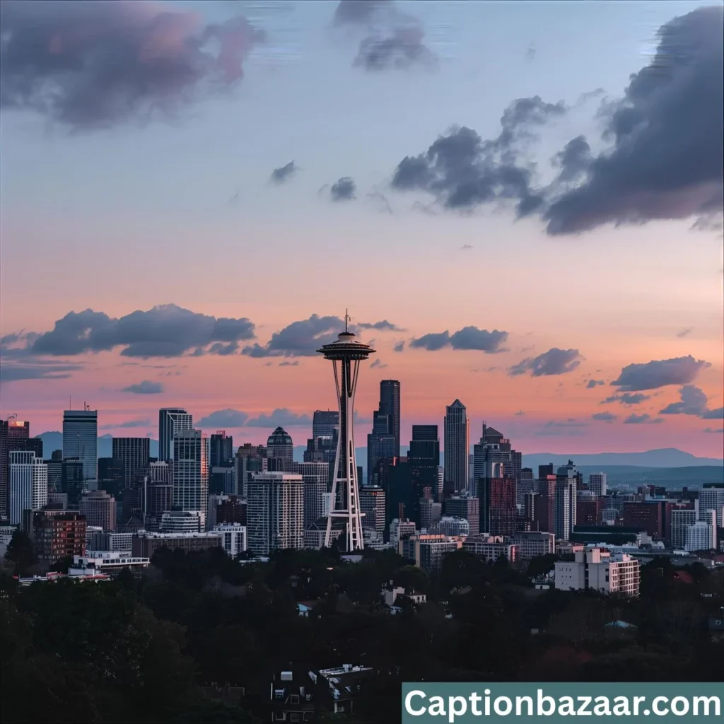 Seattle Skyline Captions