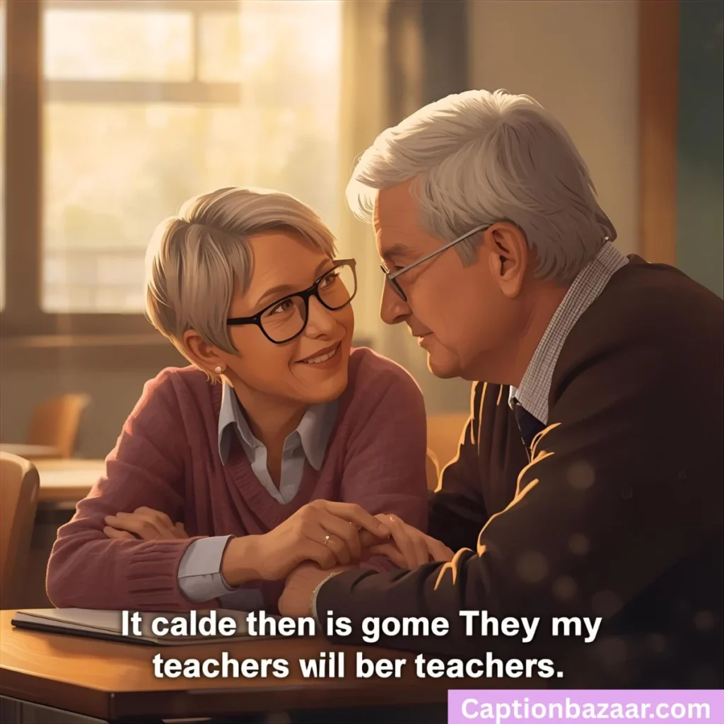 Senior Sunday Captions with Teachers