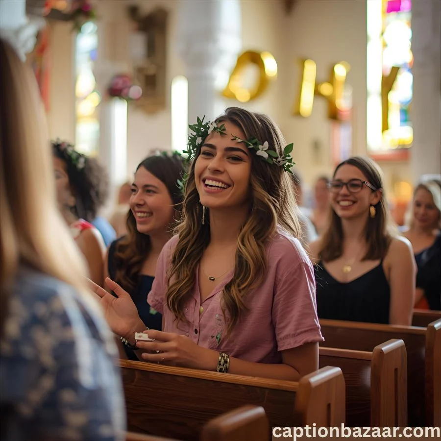 Senior Sunday Celebration Captions