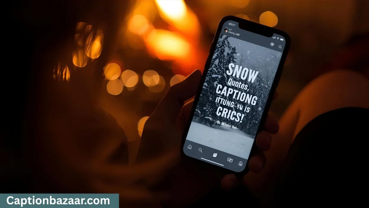 Snow Quotes and Captions