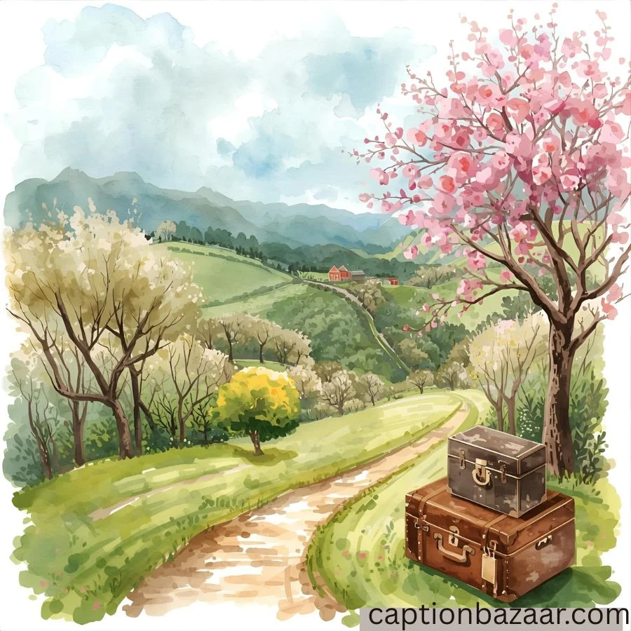 Spring Travel Captions