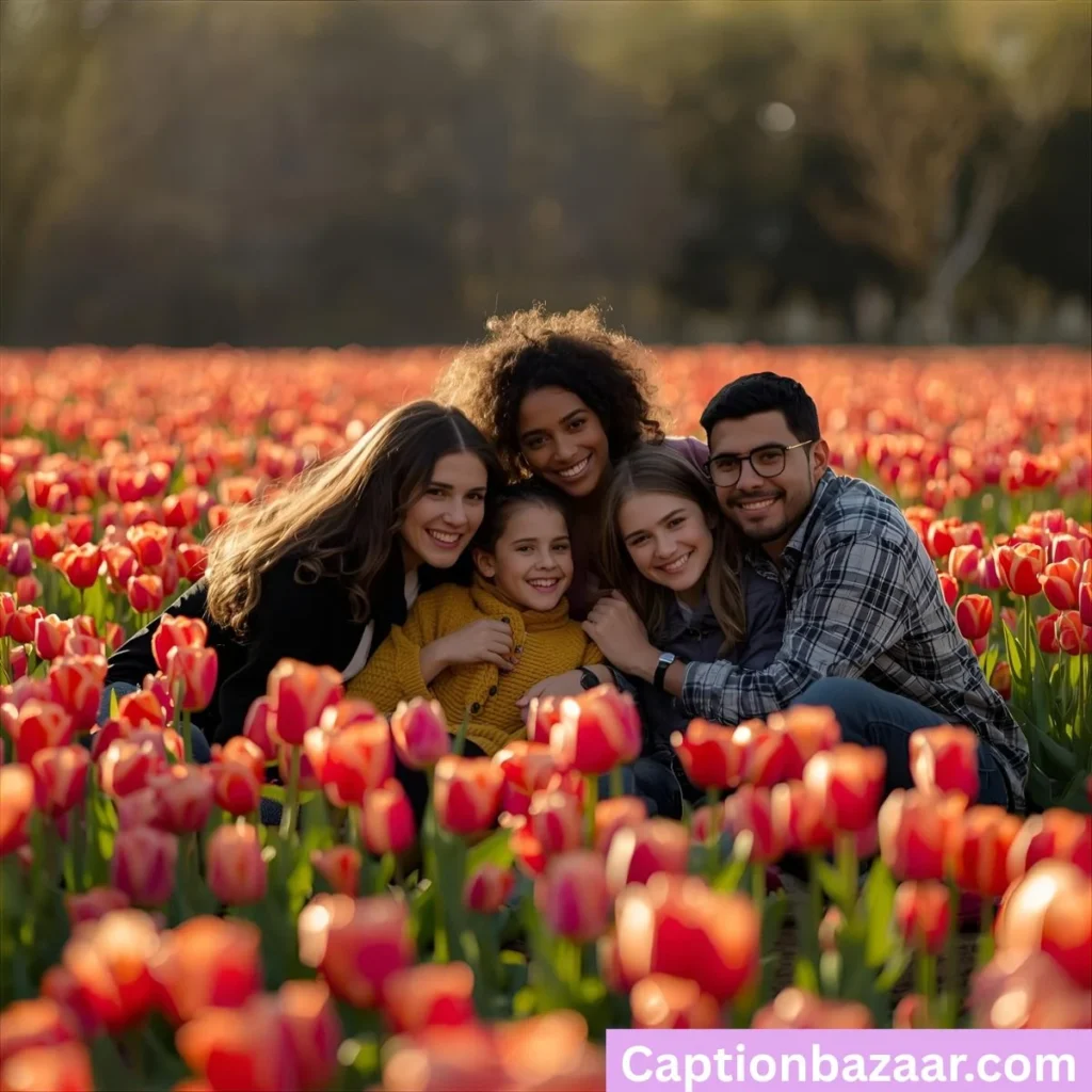 Tulip Captions for Family