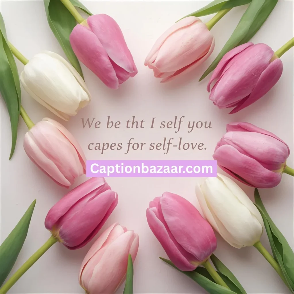 Tulip Captions for Self Love