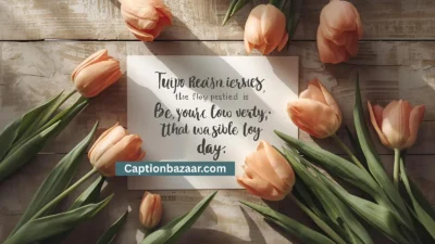 Tulip Quotes and Captions