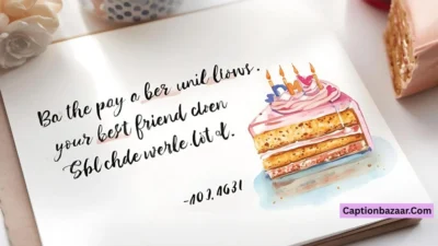 Birthday Captions for Best Friend
