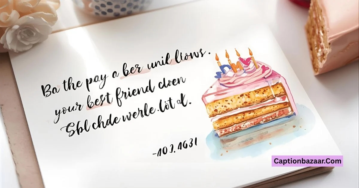 Birthday Captions for Best Friend