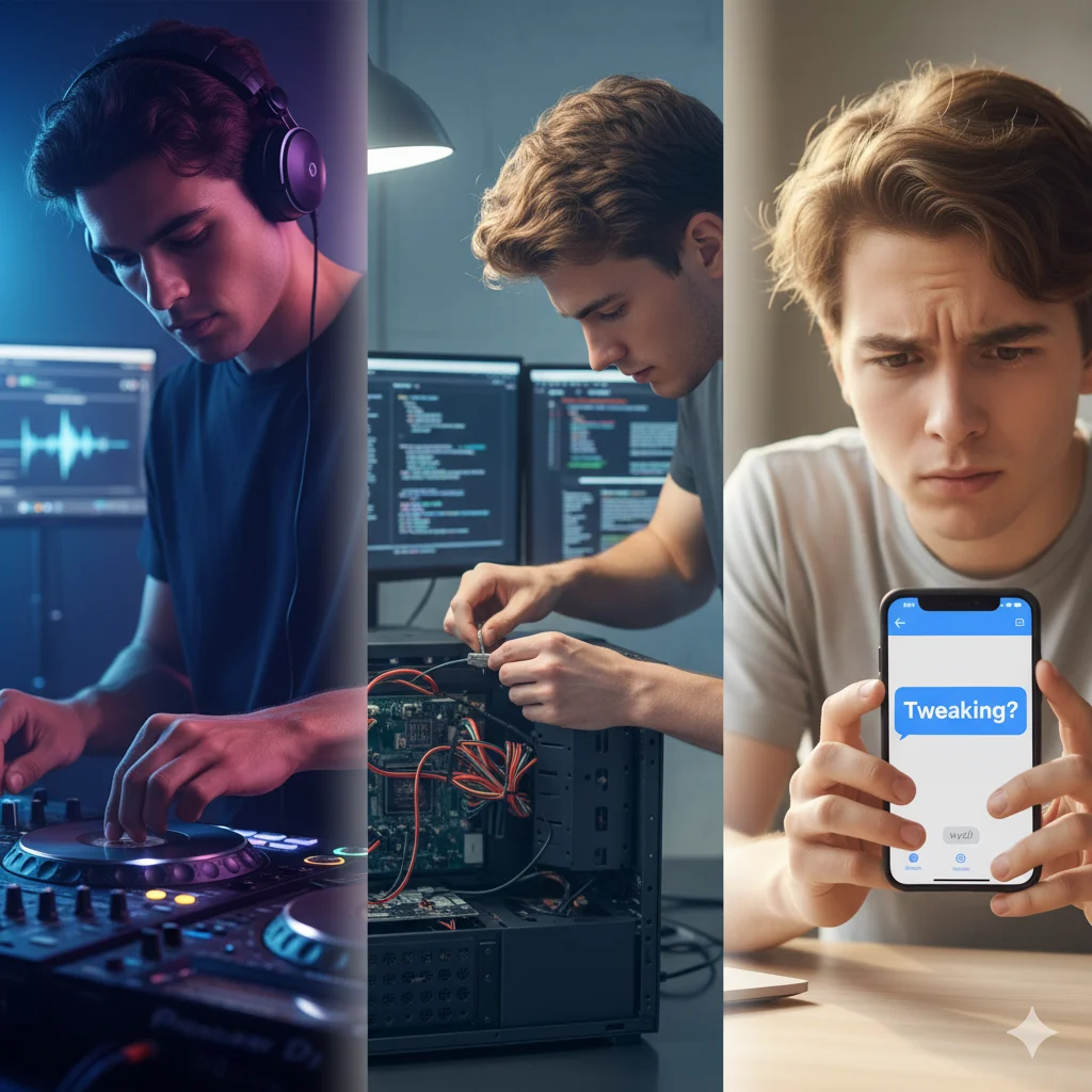 Different Contexts of Tweaking