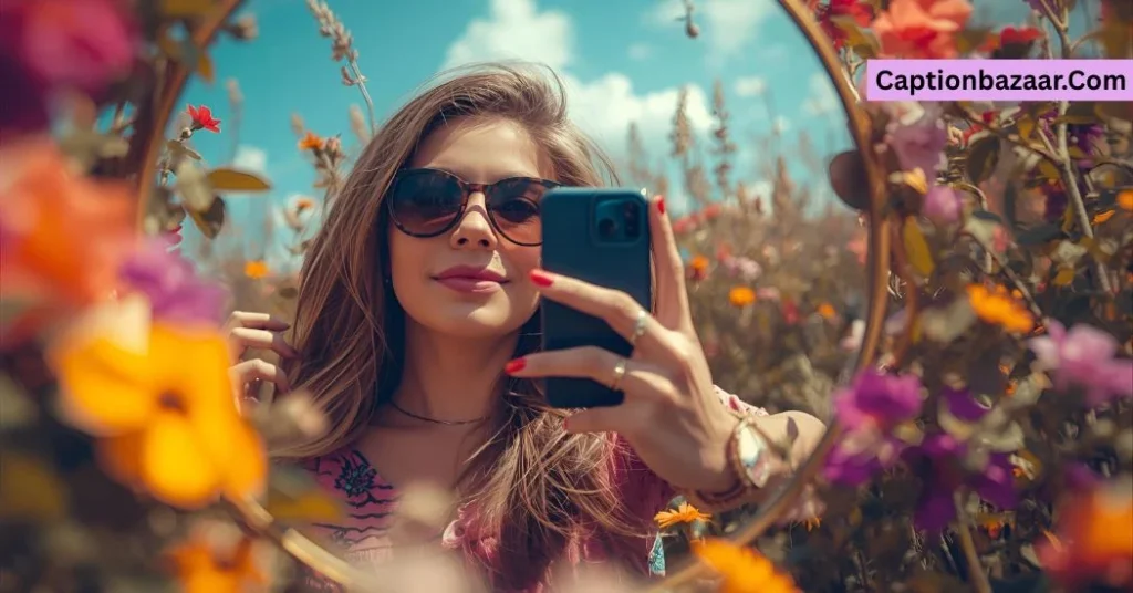 Outdoor Mirror Selfie Captions