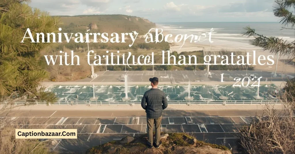 Anniversary Captions with Gratitude