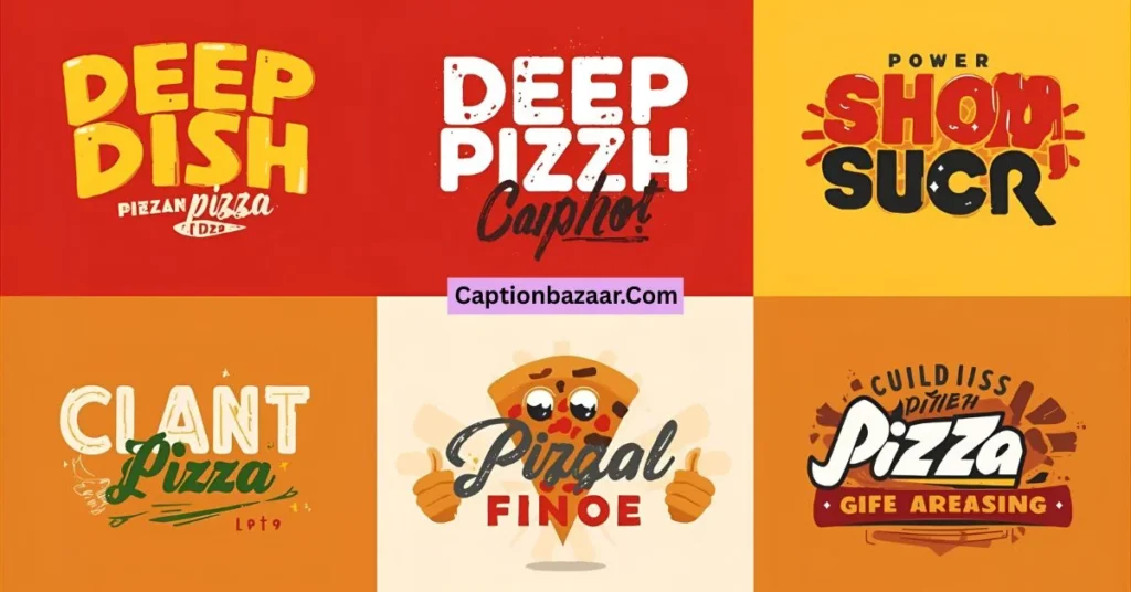 Deep Dish Pizza Captions