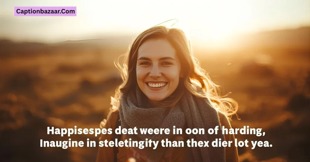 Happiness Captions