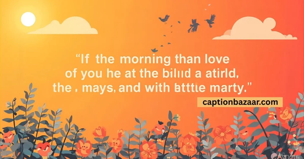 Morning Twitter Captions