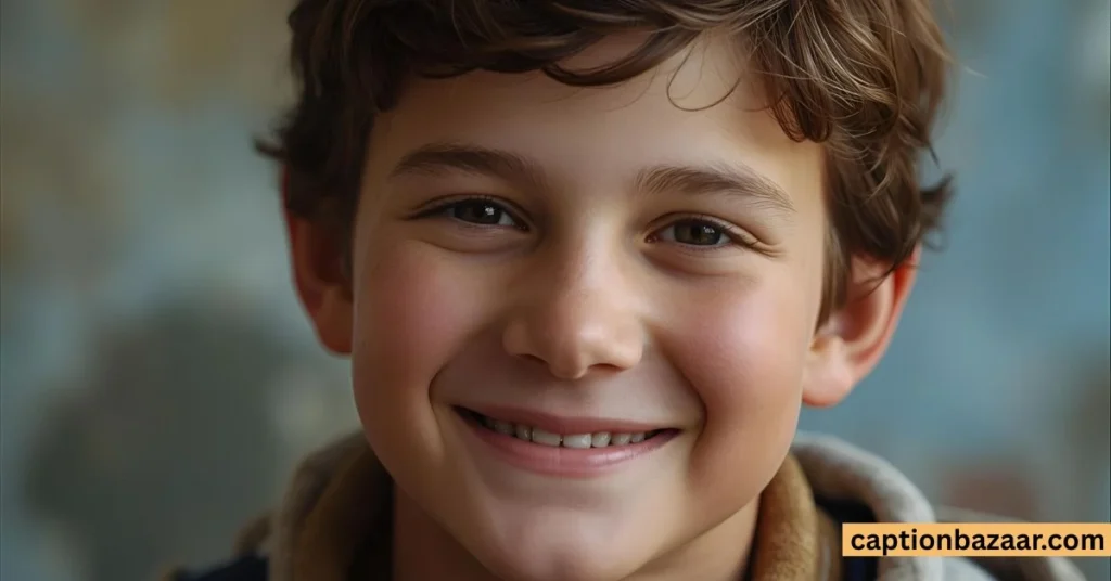 Smile Captions for Boys